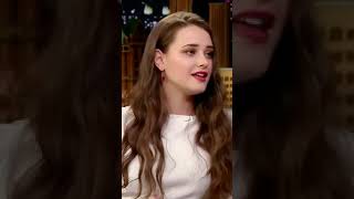 Katherine Langford On Jimmy Fallon  Tonight Show  Shorts katherinelangfordinterviewcelebrit