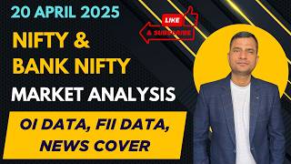Nifty &amp; Bank Nifty Prediction and Analysis for Monday, 20 April 2026 | Tomorrow Market Outlook
