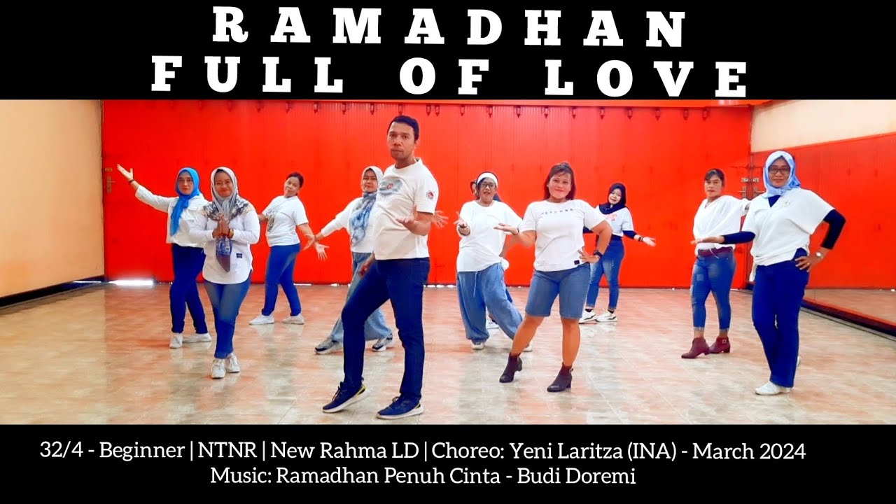 Ramadhan Full of Love Line Dance | Beginner | @YeniLaritza - Yeni Laritza (INA)