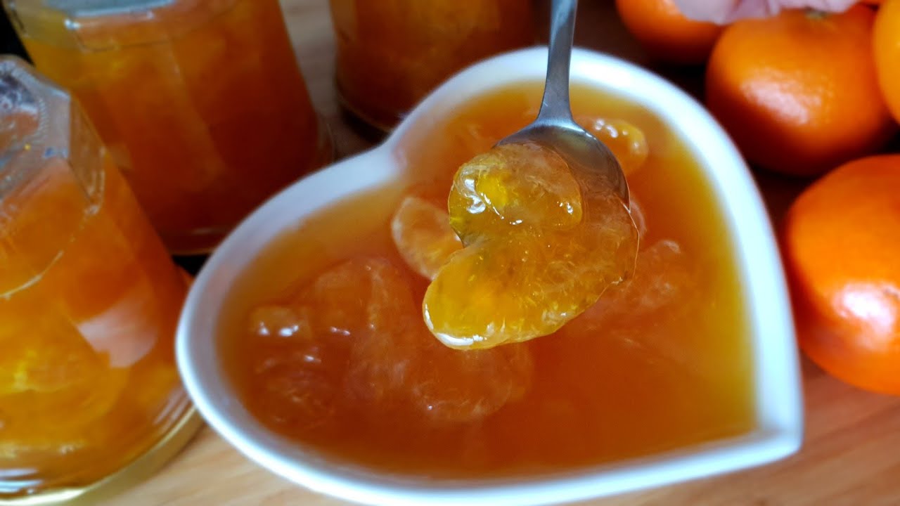 KAŞIK KAŞIK YEMELERE DOYAMIYACAĞINIZ MANDALİNA REÇELİ TARİFİ  -REÇEL TARİFLERİ