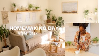 Relaxing CLEANING &amp; HOMEMAKING MOTIVATION | After Dark Cook &amp; Clean with me.