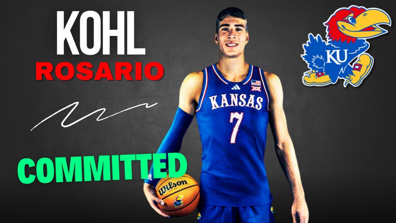 Kohl Rosario Commits To Kansas, Reclassifies To 2025!