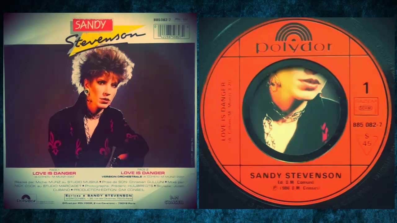 Sandy Stevenson ‎– Love Is Danger (1986 Synth Pop Collection )✅