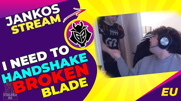 G2 Jankos HANDSHAKES G2 BrokenBlade