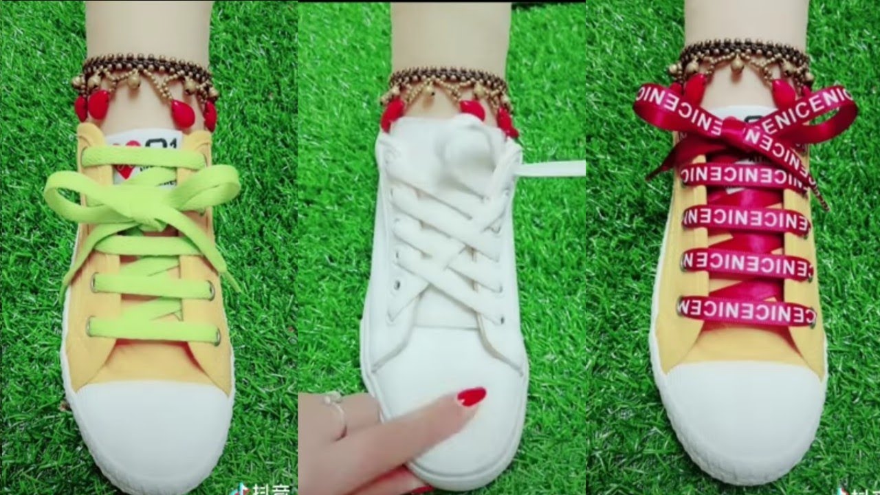 45 Cool ways to Lace Shoes Part 4 YouTube