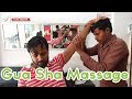 Amazing Vikram Gua Sha tool head massage with neck cracking | Indian Massage