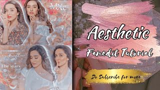 Aesthetic Fanedit Tutorial 💝|| Picsart editing Tutorial for fanpages||