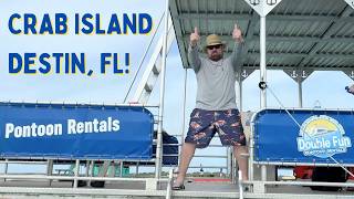 Double Fun Pontoon Rental Destin, FL | The Best Way to Visit Crab Island? 🏝️🦀