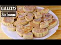 GALLETAS DE MANTEQUILLA SIN HORNO