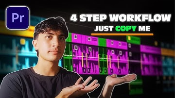 My 4-Step Video Editing Workflow (FAST & Efficient for Content Creators)