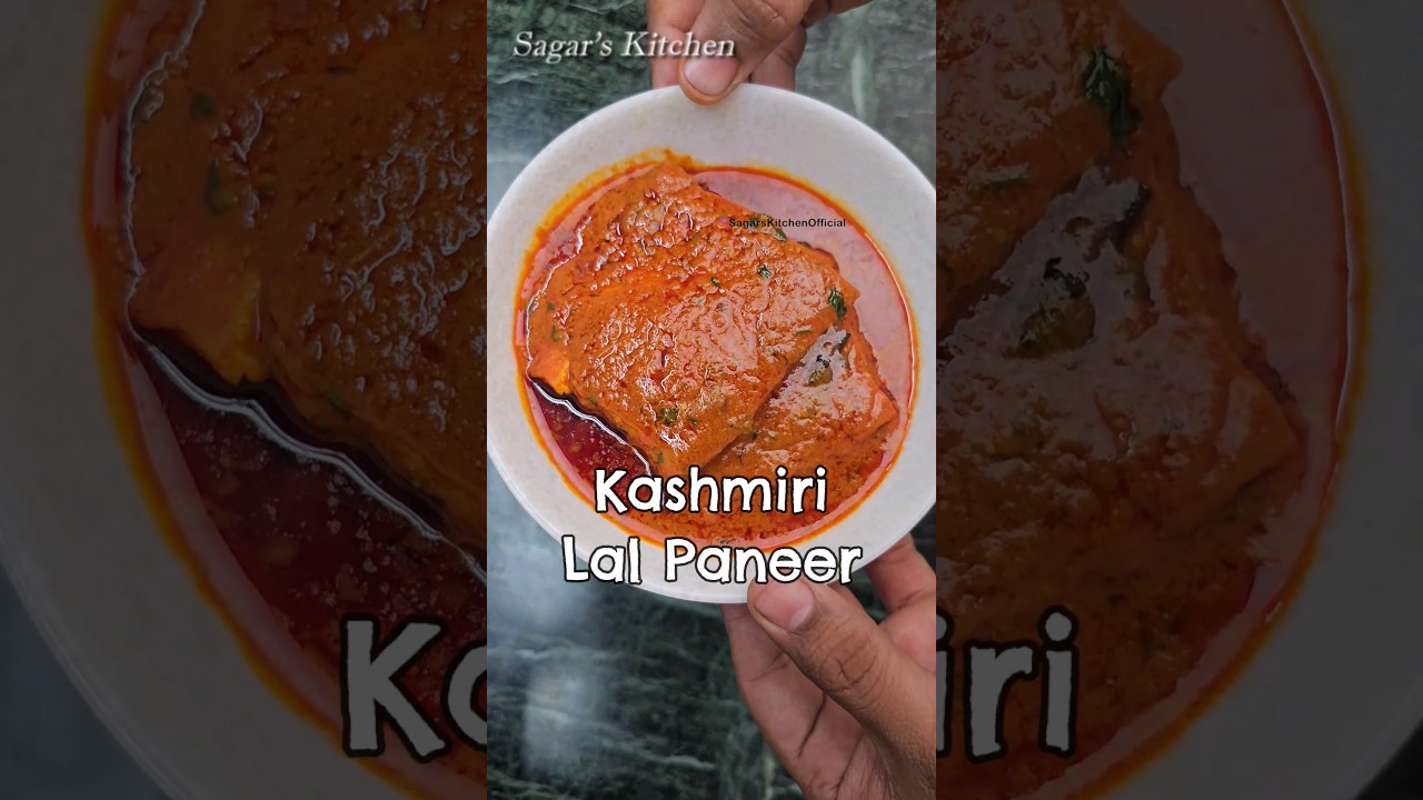 Bilkul New Recipe, iska Taste jaise Jannat,  No Onion Garlic #Shorts #KashmiriLalPaneer