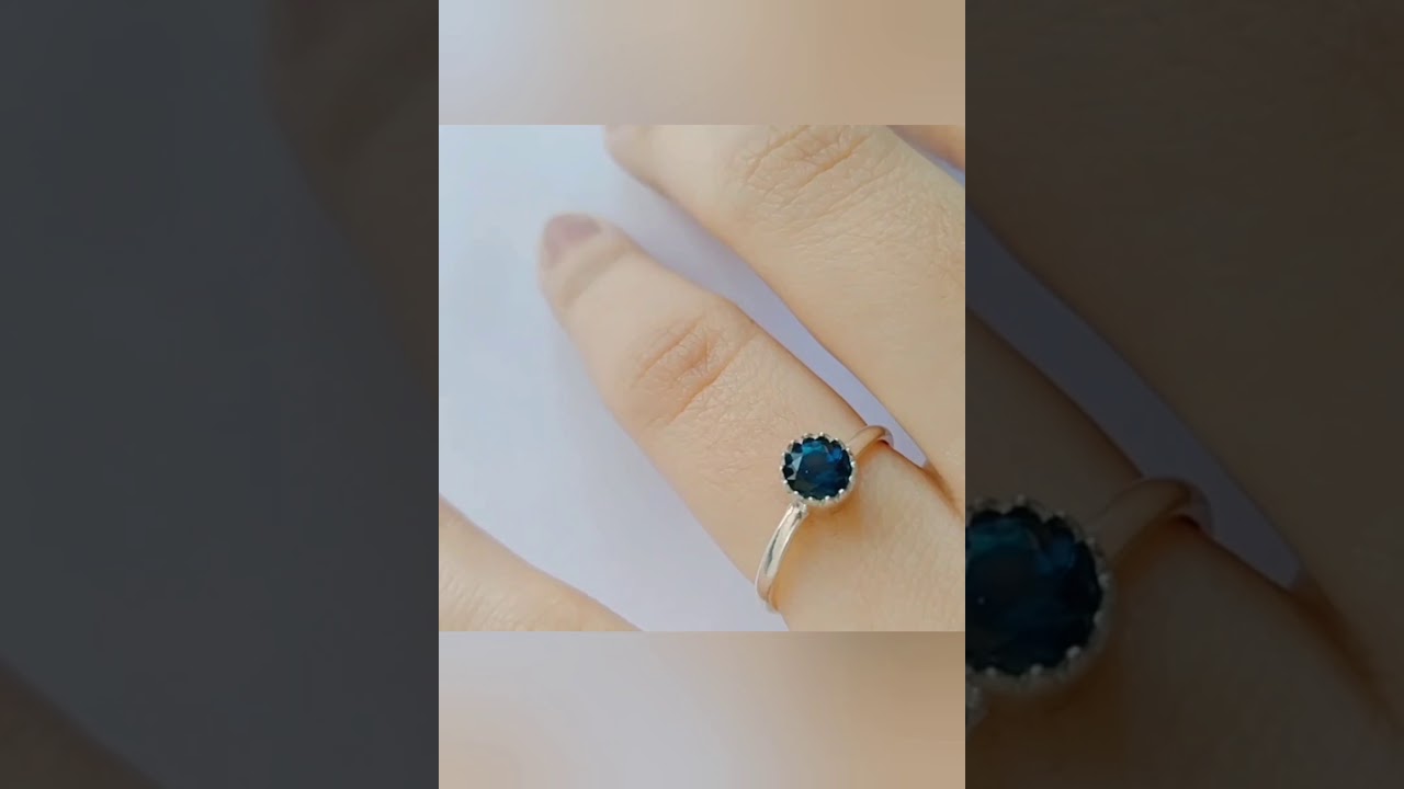 London Blue Topaz Ring