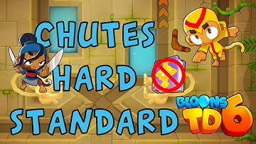Bloons TD 6 | Chutes Hard Standard | No MK No Powers Used | Walkthrough / Strategy