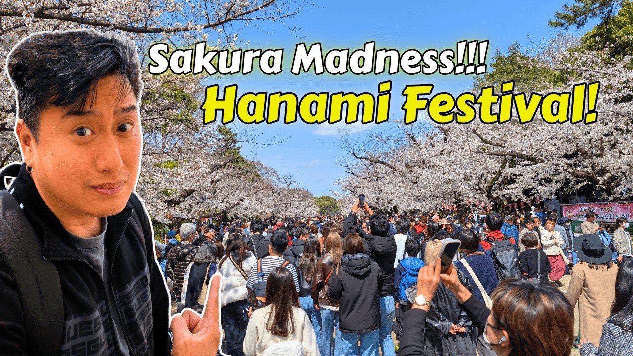 Ханами в парке Уэно: знаменитый токийский фестиваль цветения сакуры.