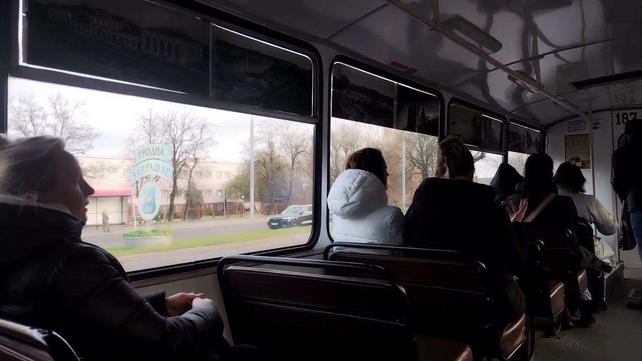 Поездка на ЗиУ-9 (187)по 2 маршруту (КСМ-Гродно Азот)