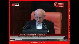 16.07.2016 Meclis Olağanüstü Toplantısı Kılıçdaroğlu Konuşması (ÖZET)