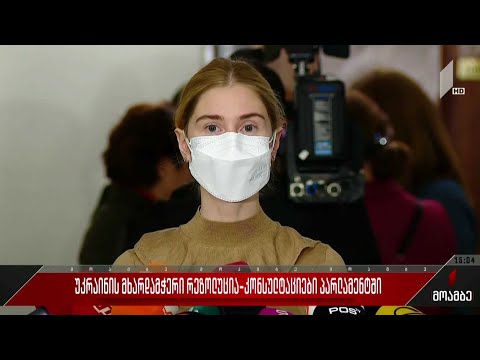 უკრაინის მხარდამჭერი რეზოლუცია - კონსულტაციები პარლამენტში