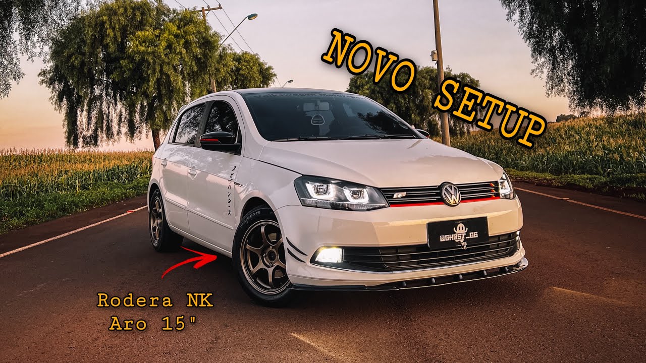 COLOQUEI RODAS 15” NO GHOST, PRIMEIRO GOL G6 COM AS NOVAS RODAS RODERA NK BRONZE !! (Novo Setup) 😱✅