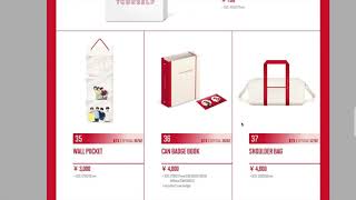 Hello everyone! just wanted to share with you all the new merch that
is going be sold at japan shows for love yourself tour! if have any
quest...