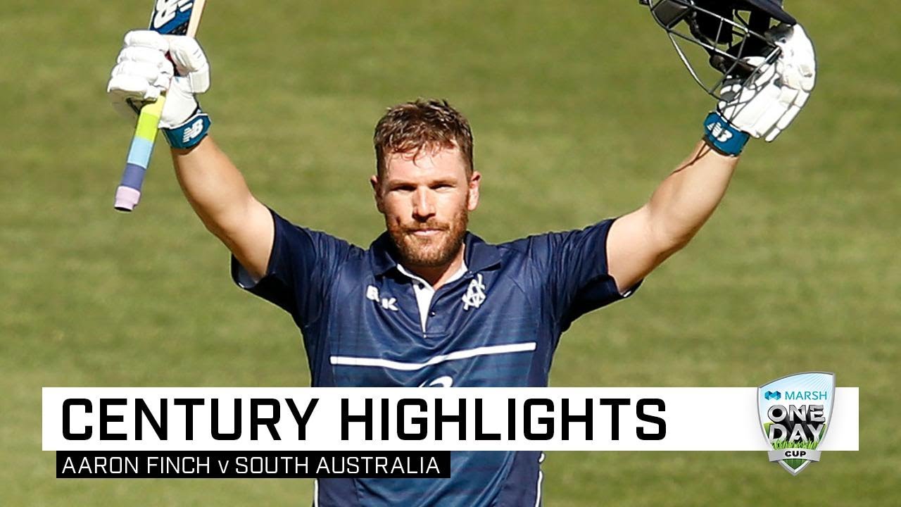 Finch blasts whirlwind Marsh Cup century | Marsh One-Day Cup 2019