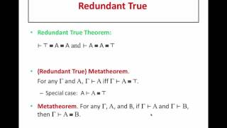 2.5 More Metatheorems