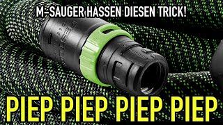 Hilfe, mein CTM Sauger PIEPT! - Die Bypass-Muffe hilft - Mikes Toolshop