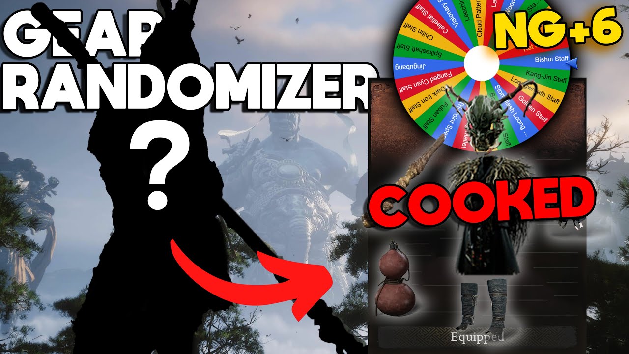 Black Myth Wukong NG+6, but Everytime I Die, My Gear is Randomized