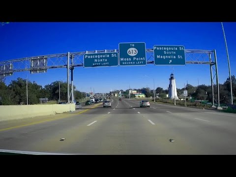 Road Trip #087 - US-90 East - Gautier, Mississippi to Alabama State Line