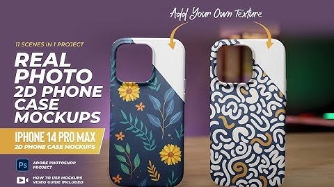 [ Photoshop Tutorial ] How to Make Realistic Phone Case Mockup - (Free File Included)