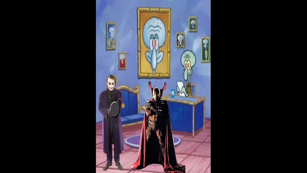 Joker and Spawn send each other to Jesus on Squidward Chat #shorts #joker #spawn