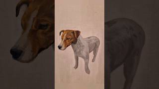 Painting a Jack Russell Terrier (time lapse) [work in progress]