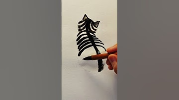 #Learn painting with Douyin #Daily sharing #Drawing is actually very simple! The simplest ink paint