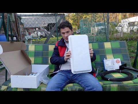 Интернет в частный дом! 60 Мбит/с при помощи уличного роутера 4G.