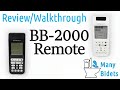 Bio Bidet Bliss BB 2000 Remote Control Review and Walkthrough