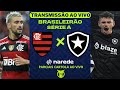 Flamengo x botafogo ao vivo  jogo ao vivo  brasileiro 2024  cartola tempo real