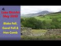 Blake Fell, Gavel Fell &amp; Hen Comb in the NW of the Lake District May 2022