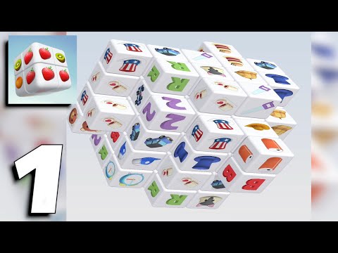 Cube Master 3D - Match 3 & Puzzle Game - All Levels 1-8 Gameplay Part 1 (Android, iOS)
