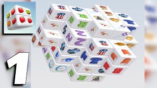 Cube Master 3D - Match 3 & Puzzle Game - All Levels 1-8 Gameplay Part 1 (Android, iOS) screenshot 1