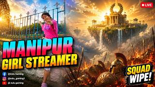 One Girl Lobby Control 🔥 | BGMI LIVE #pubgmobile #explore #manipur #girlgamer