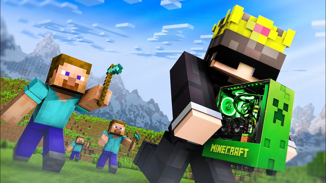 Minecraft RANDOM ITEM HUNT Challenge 1v3 (PC GIVEAWAY)