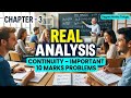 Real Analysis | Continuity Important Problems (10 Marks) | BSc Maths Semester 4| Limits & Continuity