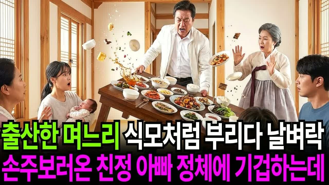 산후조리 중 며느리를 쫓아낸 시어머니, 외손주 보러 온 친정아버지의 등장에 상황이 급변한 날