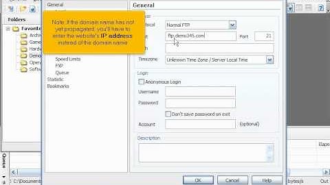 Configuring your website using SmartFTP - Canadian Web Hosting