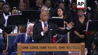 Reverend Al Sharpton calls Aretha Franklin 'soundtrack of the Civil Rights movement.'