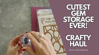 The Cutest Gem:Sequin Storage Ever & Crafty Hauls