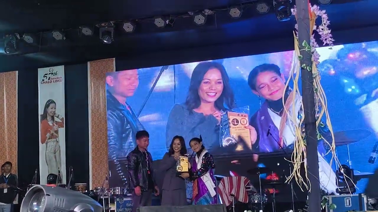 Parform by florina gogoi-Chalo lokuk festival/night culture khonsa.@kekhonoksa 