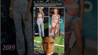 Brittany Mahomes from '19 and '25, 3 children and 3 Super Bowl rings later. #patrickmahomes #chiefs