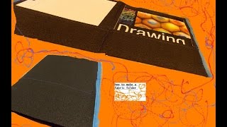 how to make a fabric folder for school or the office or anything