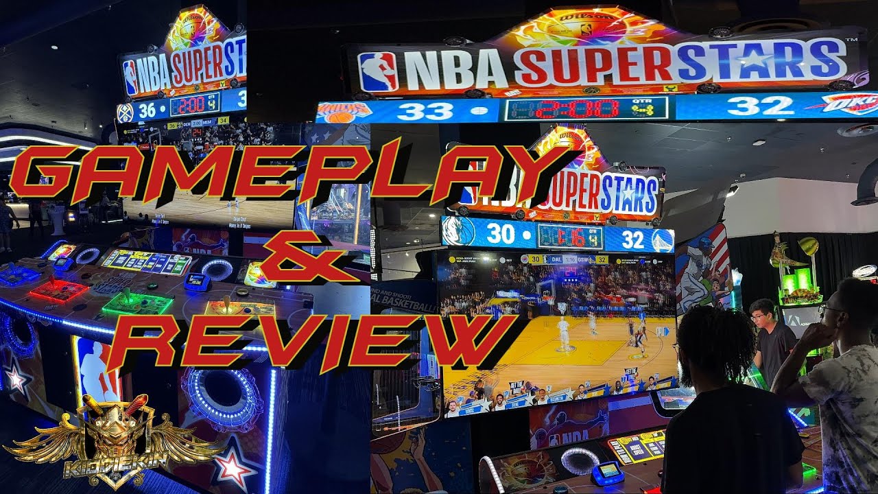 Я играл в NBA «Jam» SUPERSTARS ARCADE @DaveAndBustersFun