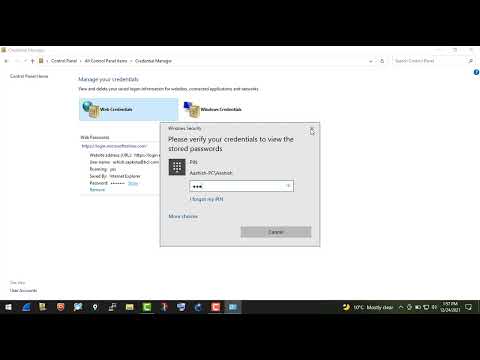 How to View Passwords in Credential Manager